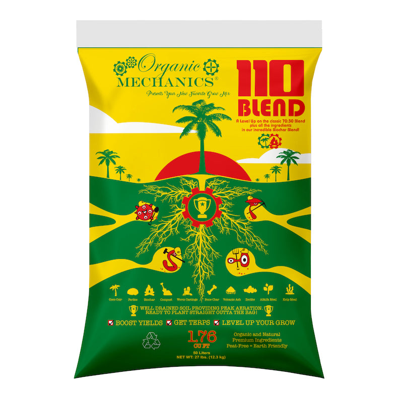 ORGANIC MECHANICS® 110 BLEND Potting Soil–> Level Up your 70:30 Blend