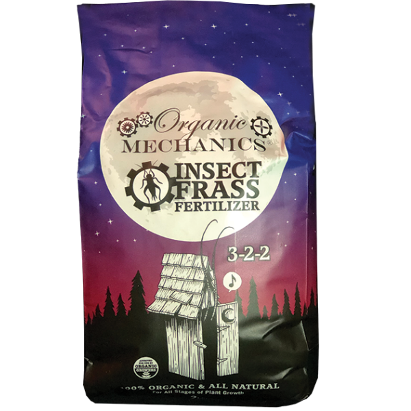 plant growth organic fertilizer ORGANIC MECHANICS® 3-2-2 Insect Frass Fertilizer – Organic Mechanics Soil