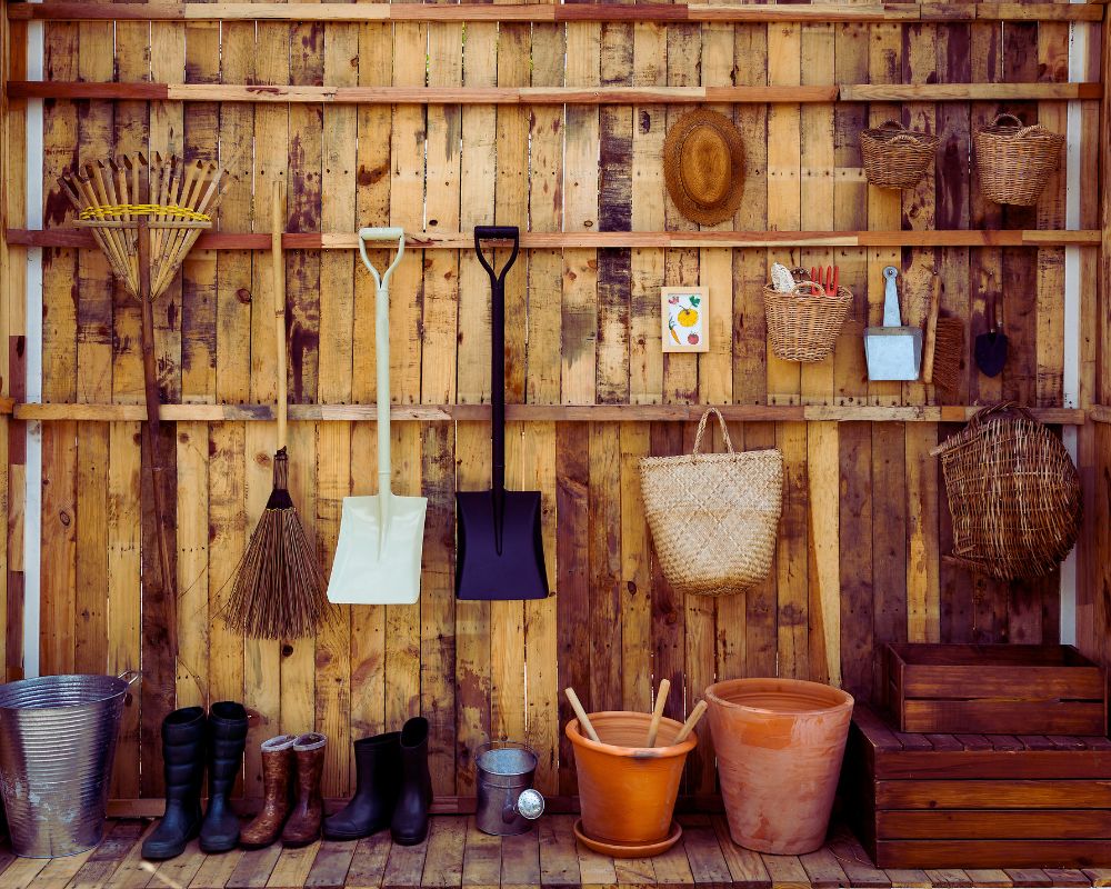Winter Garden Tool and Shed Cleanup